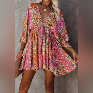 Vici - Boho Shift Dress